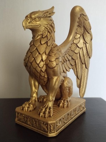 Gold griffin mythical guardian - griffin,