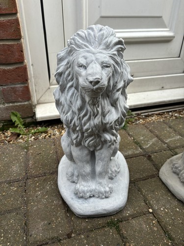 Stone garden lion - stone, gift
