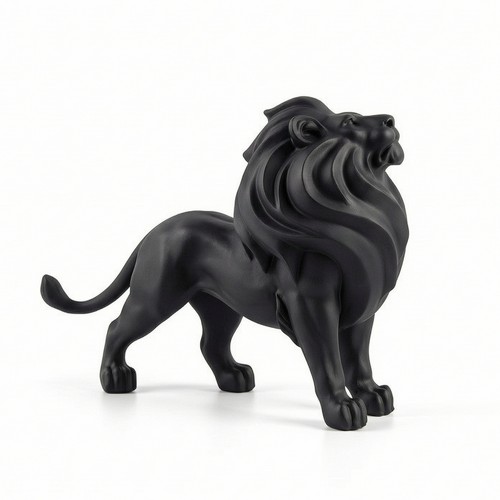 Lion figurine resin - figurine,
