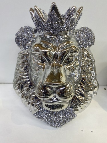 Silver chrome crushed diamond - chrome,