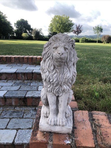 Large lion garden patio - garden,