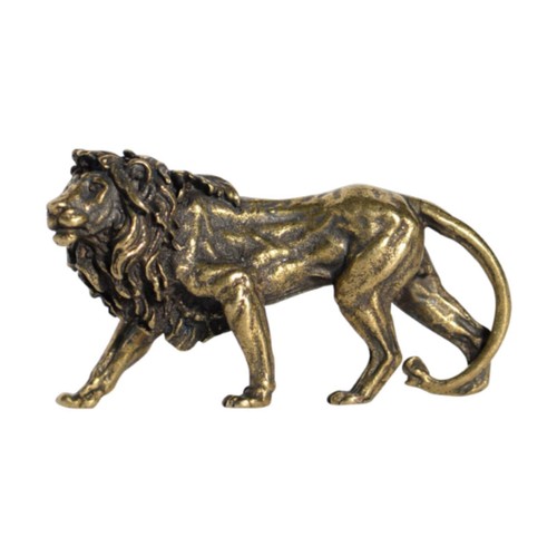 Brass lion statue feng shui - feng,
