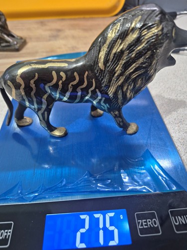Vintage indian brass lion - vintage,