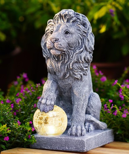 Yeomoo solar lion statue - yeomoo,
