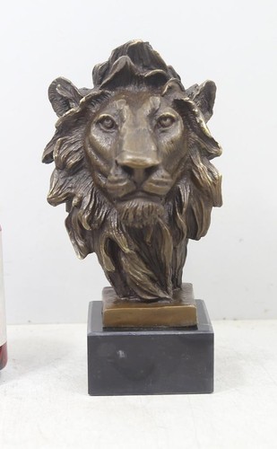 Bronze sculpture lion s - bronze, lion's