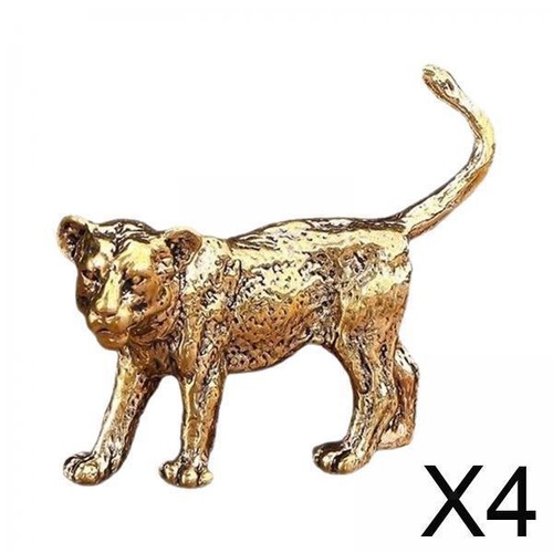 Lion figurine metal - 4x,