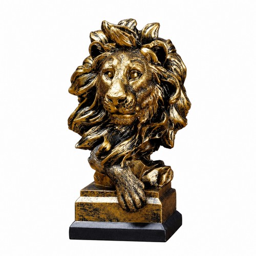 Lion bust statue with - lion,