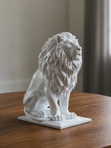 Lion statue home decor - statue,