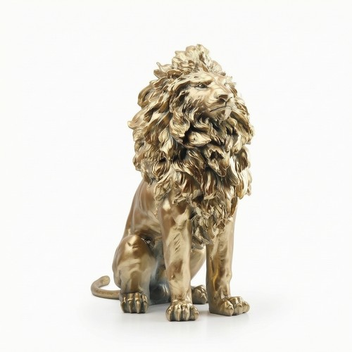 Lion decor statue - statue, freestanding