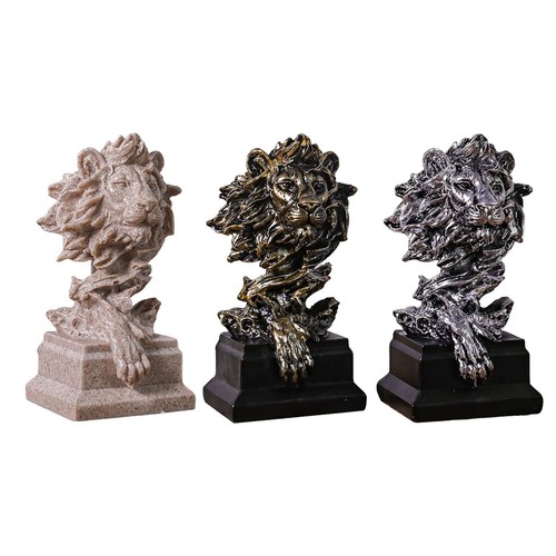 Lion head statue crafts - lion,