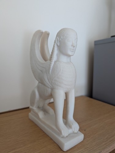 Ancient greek statue - ancient, sphinx