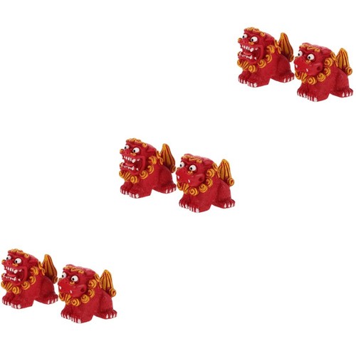 6pcs resin miniature - 6pcs,