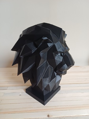 Leo lion bust sculpture 20cm - lion,