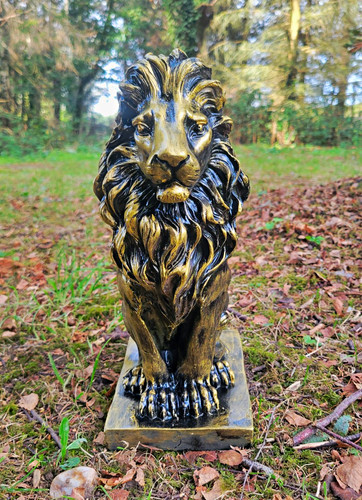 Luxury black gold lion - luxury,